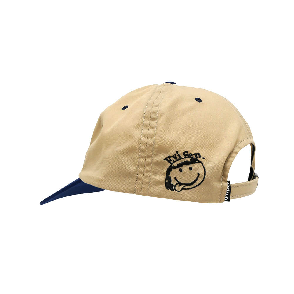 EVISEN CAP エビセン キャップ ONE-UP LOGO BEIGE/NAVY スケートボード スケボー 2