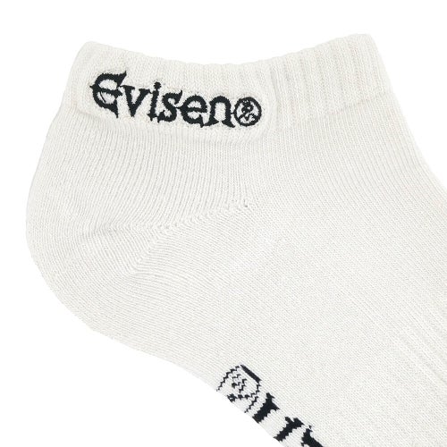 EVISEN SOCKS エビセン ソックス 靴下 LOGO ANKLE WHITE スケートボード スケボー 4