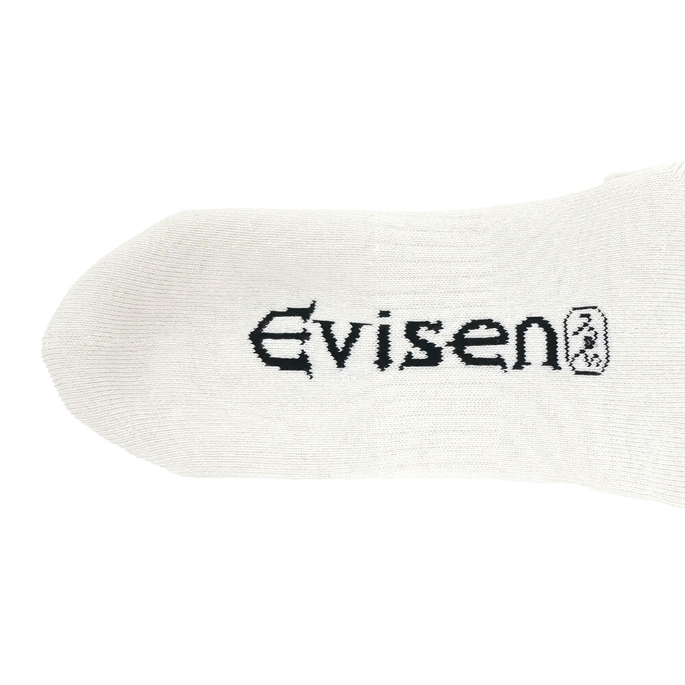 EVISEN SOCKS エビセン ソックス 靴下 LOGO ANKLE WHITE スケートボード スケボー 5