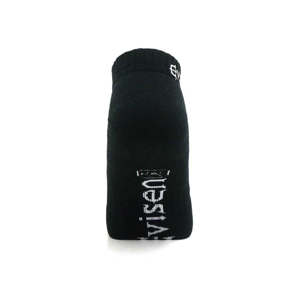 EVISEN SOCKS エビセン ソックス 靴下 LOGO ANKLE BLACK スケートボード スケボー 2