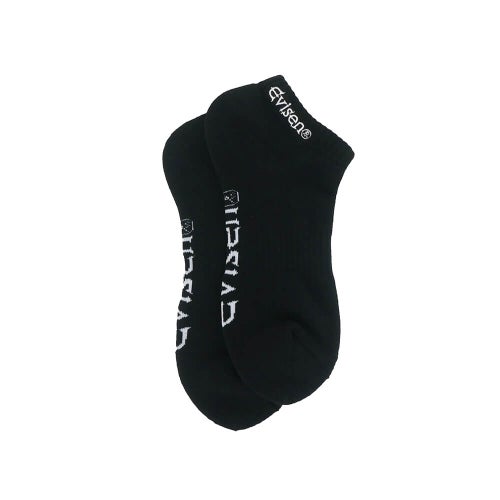 EVISEN SOCKS エビセン ソックス 靴下 LOGO ANKLE BLACK スケートボード スケボー 3