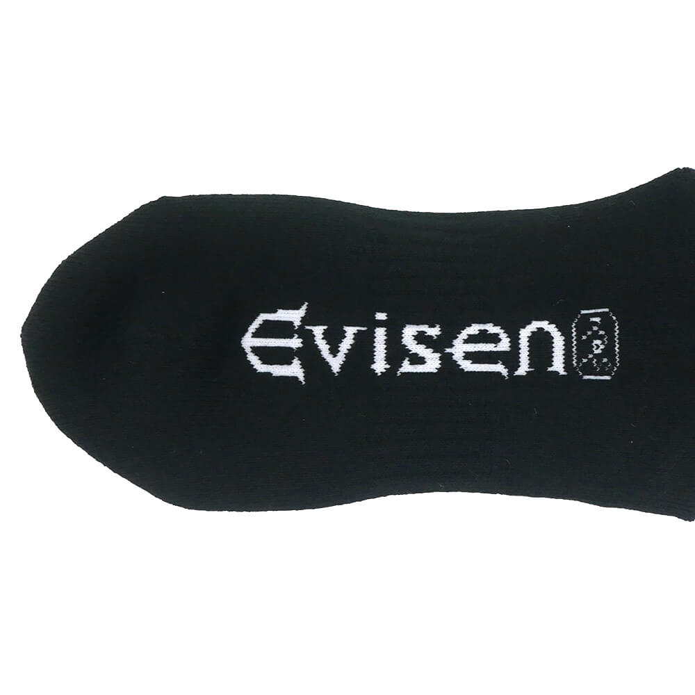 EVISEN SOCKS エビセン ソックス 靴下 LOGO ANKLE BLACK スケートボード スケボー 5