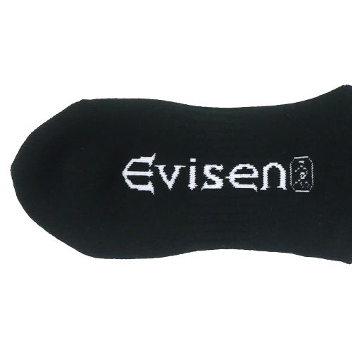 EVISEN SOCKS エビセン ソックス 靴下 LOGO ANKLE BLACK スケートボード スケボー 5