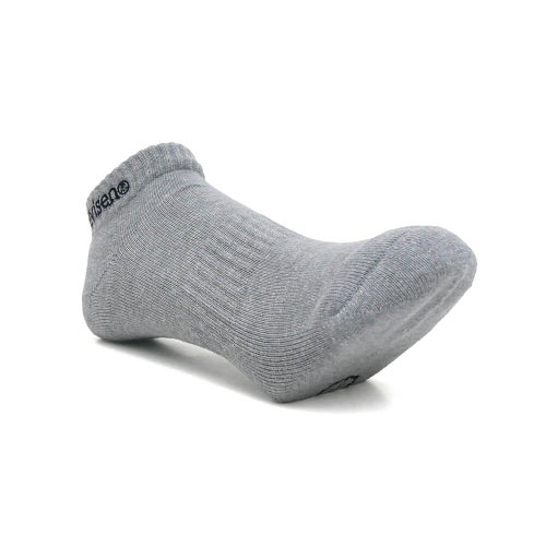 EVISEN SOCKS エビセン ソックス 靴下 LOGO ANKLE GREY スケートボード スケボー 