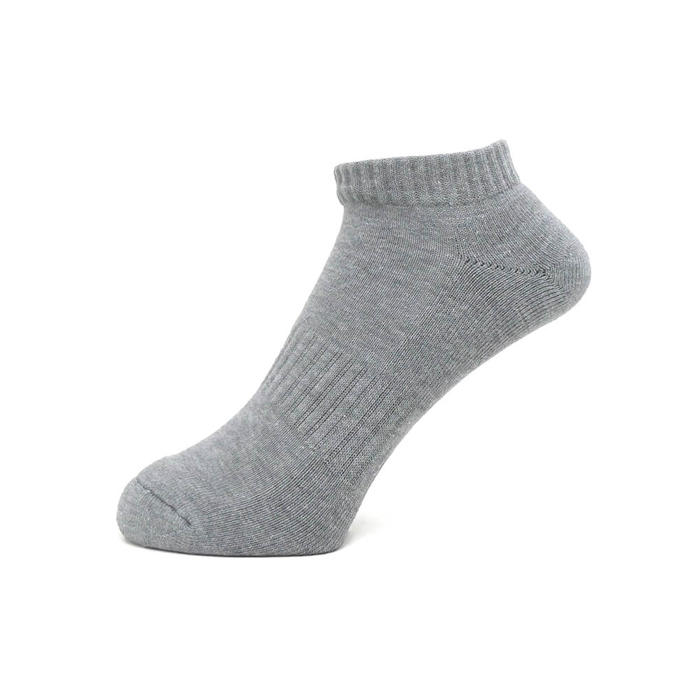 EVISEN SOCKS エビセン ソックス 靴下 LOGO ANKLE GREY スケートボード スケボー 1