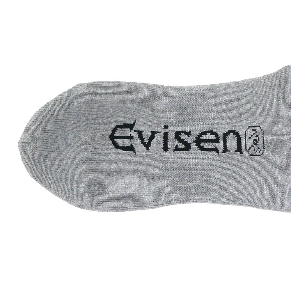 EVISEN SOCKS エビセン ソックス 靴下 LOGO ANKLE GREY スケートボード スケボー 5