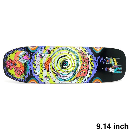 SANTA CRUZ DECK サンタクルーズ デッキ FABIANO DELFINO PINBALL VISION 9.14 WHEEL WELLS スケートボード スケボー 1