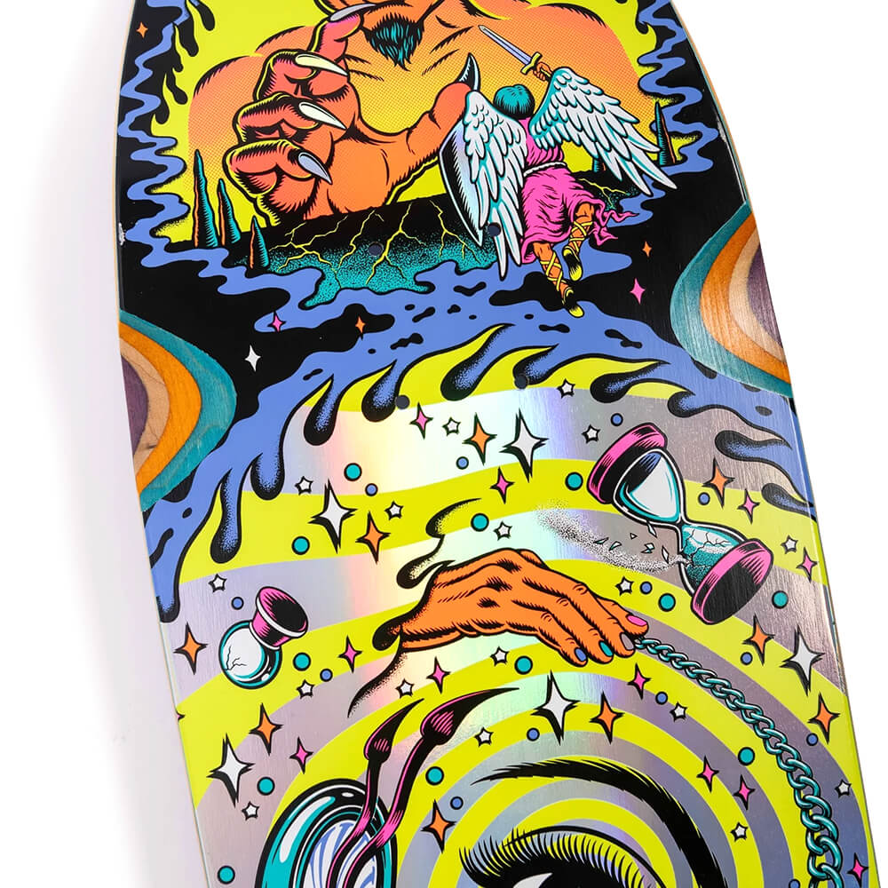 SANTA CRUZ DECK サンタクルーズ デッキ FABIANO DELFINO PINBALL VISION 9.14 WHEEL WELLS スケートボード スケボー 4