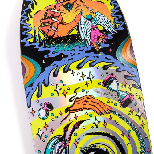 SANTA CRUZ DECK サンタクルーズ デッキ FABIANO DELFINO PINBALL VISION 9.14 WHEEL WELLS スケートボード スケボー 4