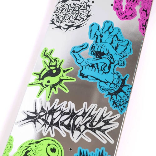 SANTA CRUZ DECK サンタクルーズ デッキ TEAM SCRIBBLE FLASH 8.0 FEELBASE スケートボード スケボー 3