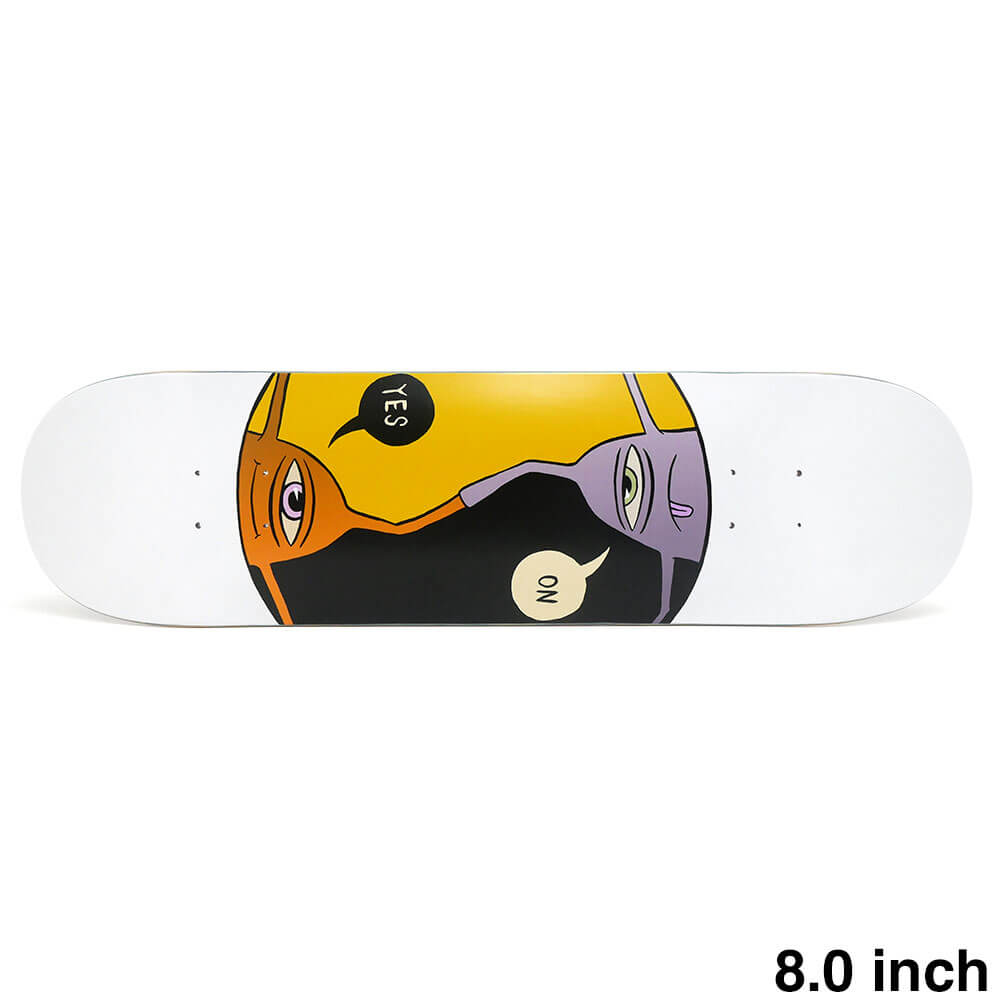 TOY MACHINE DECK トイマシーン デッキ TEAM YES NO 8.0 スケートボード スケボー 1