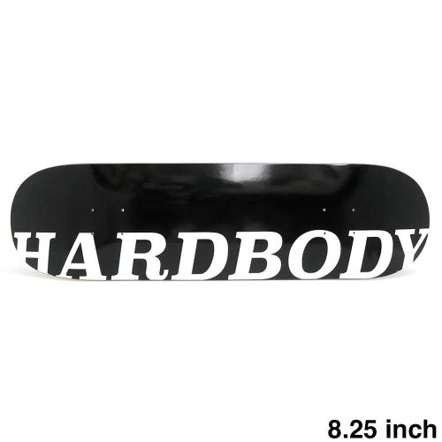 HARDBODY DECK ハードボディ デッキ TEAM OG LOGO BLACK WHITE 8.25 スケートボード スケボー 1