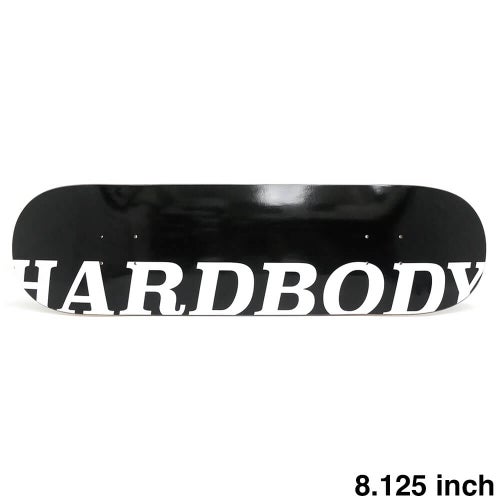 HARDBODY DECK ハードボディ デッキ TEAM OG LOGO BLACK WHITE 8.125 スケートボード スケボー 1