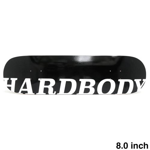 HARDBODY DECK ハードボディ デッキ TEAM OG LOGO BLACK WHITE 8.0 スケートボード スケボー 1
