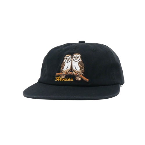 THEORIES CAP セオリーズ キャップ NOT WHAT THEY SEEM STRAPBACK BLACK スケートボード スケボー 