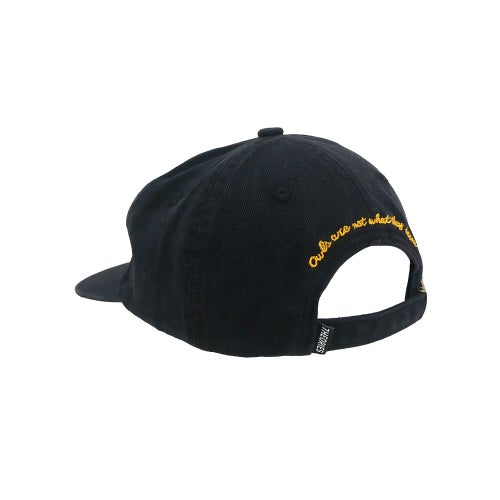 THEORIES CAP セオリーズ キャップ NOT WHAT THEY SEEM STRAPBACK BLACK スケートボード スケボー 2