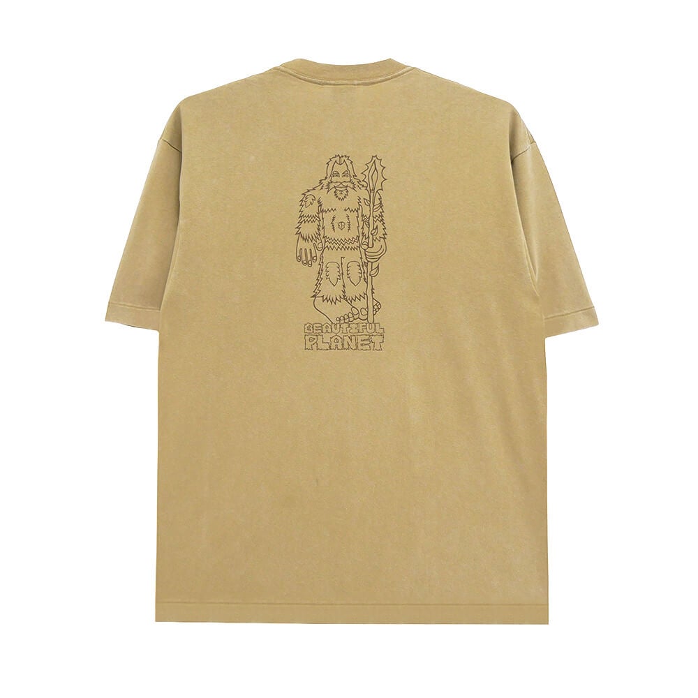 BEAUTIFUL PLANET T-SHIRT ビューティフルプラネット Tシャツ HIRO WASHED SAND スケートボード スケボー 