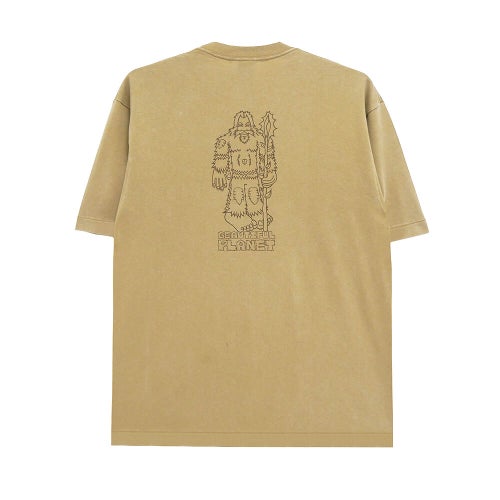 BEAUTIFUL PLANET T-SHIRT ビューティフルプラネット Tシャツ HIRO WASHED SAND スケートボード スケボー 