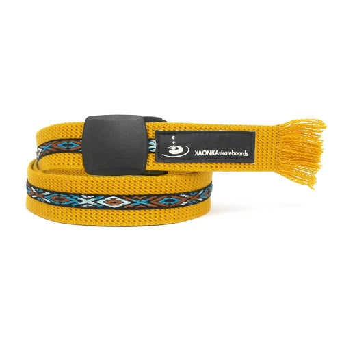 KAONKA BELT カオンカ ベルト ORTEGA TAPE OUTDOOR NYLON MUSTARD スケートボード スケボー 1