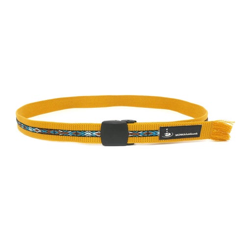 KAONKA BELT カオンカ ベルト ORTEGA TAPE OUTDOOR NYLON MUSTARD スケートボード スケボー 2