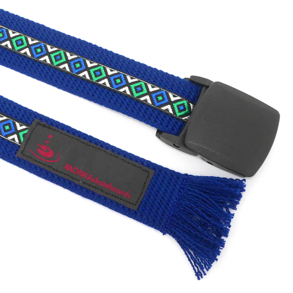 KAONKA BELT カオンカ ベルト ORTEGA TAPE OUTDOOR NYLON DARK BLUE スケートボード スケボー　4