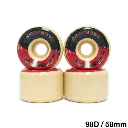 LOOP HOLE WHEEL ループホール ウィール BRUSH RED SR SHAPE 98D 58mm スケートボード スケボー　1