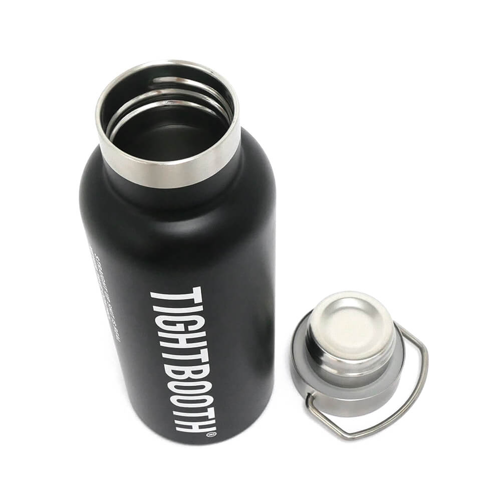 TIGHTBOOTH（TBPR）STAINLESS BOTTLE タイトブース ステンレスボトル LOGO THERMO BOTTLE BLACK スケートボード スケボー 3