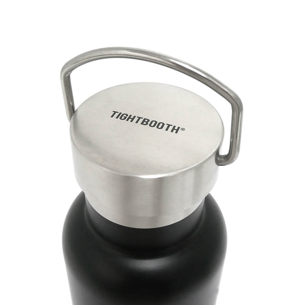 TIGHTBOOTH（TBPR）STAINLESS BOTTLE タイトブース ステンレスボトル LOGO THERMO BOTTLE BLACK スケートボード スケボー 4