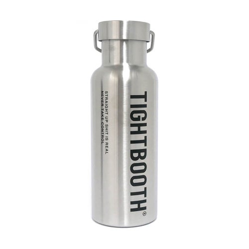 TIGHTBOOTH（TBPR）STAINLESS BOTTLE タイトブース ステンレスボトル LOGO THERMO BOTTLE SILVER スケートボード スケボー 1
