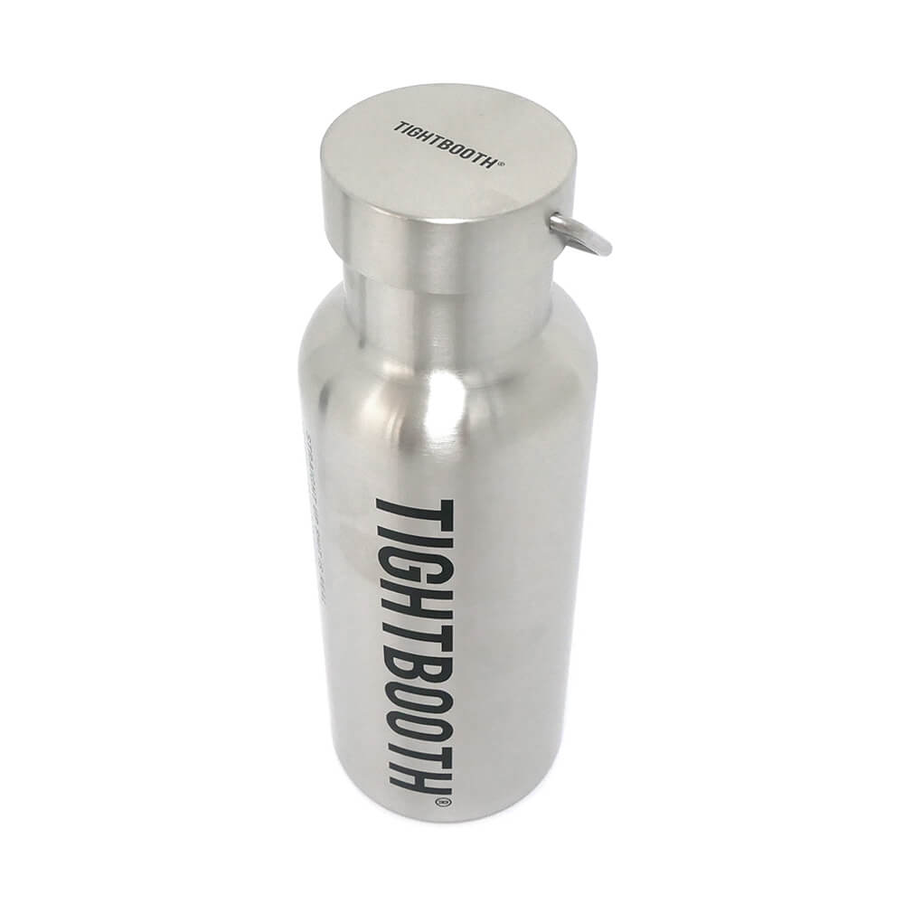 TIGHTBOOTH（TBPR）STAINLESS BOTTLE タイトブース ステンレスボトル LOGO THERMO BOTTLE SILVER スケートボード スケボー 2