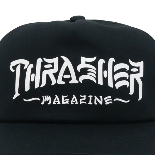 THRASHER CAP スラッシャー キャップ THRASH & DESTROY SNAPBACK BLACK（US企画） スケートボード スケボー 4