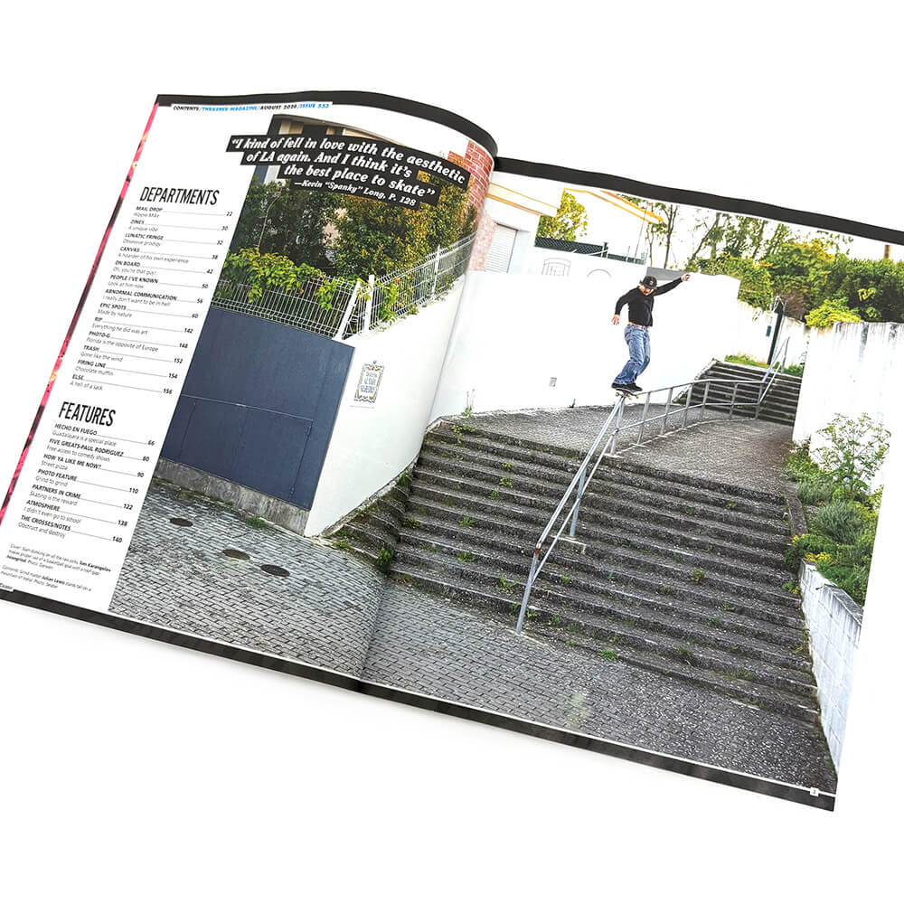 THRASHER MAGAZINE スラッシャー 雑誌 2026年8月号 スケートボード スケボー 01
