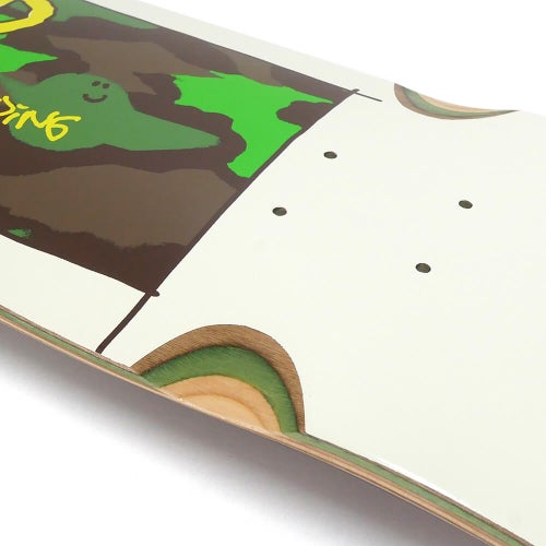 KROOKED DECK クルキッド デッキ TEAM KAMO WHITE 8.06 WHEEL WELLS スケートボード スケボー 3