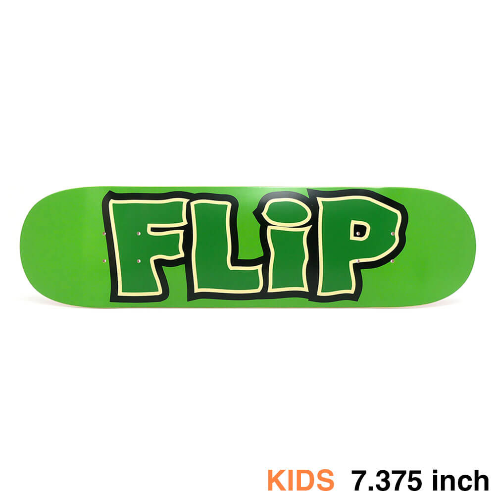 FLIP DECK フリップ デッキ（子供用） TEAM LTD MELTDOWN GREEN 7.375 スケートボード スケボー　1