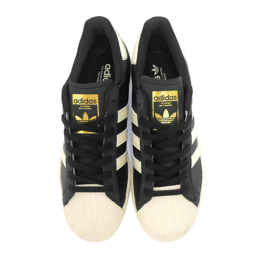 ADIDAS SKATEBOARDING SHOES アディダススケートボーディング シューズ スニーカー スーパースター SUPERSTAR 80 ADV BLACK/CREAM KK5003 スケートボード スケボー 2