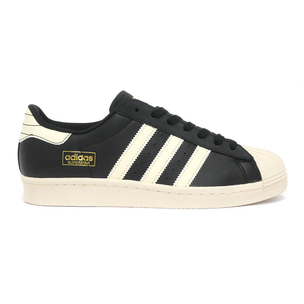 ADIDAS SKATEBOARDING SHOES アディダススケートボーディング シューズ スニーカー スーパースター SUPERSTAR 80 ADV BLACK/CREAM KK5003 スケートボード スケボー 4
