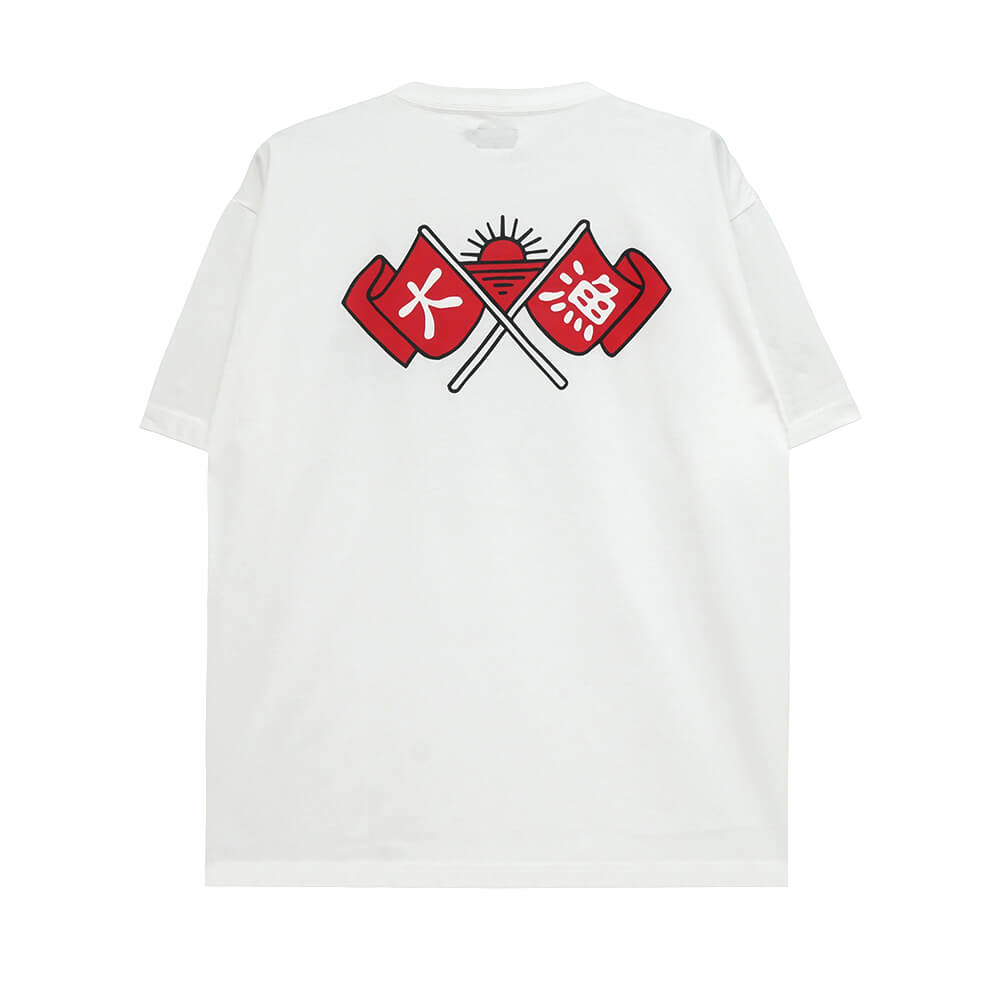 CHAOS FISHING CLUB T-SHIRT カオスフィッシングクラブ Tシャツ TAIRYO WHITE スケートボード スケボー 