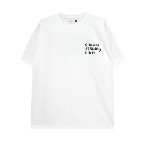 CHAOS FISHING CLUB T-SHIRT カオスフィッシングクラブ Tシャツ TAIRYO WHITE スケートボード スケボー 1