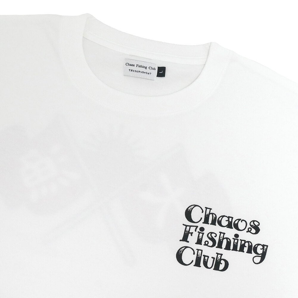 CHAOS FISHING CLUB T-SHIRT カオスフィッシングクラブ Tシャツ TAIRYO WHITE スケートボード スケボー 2