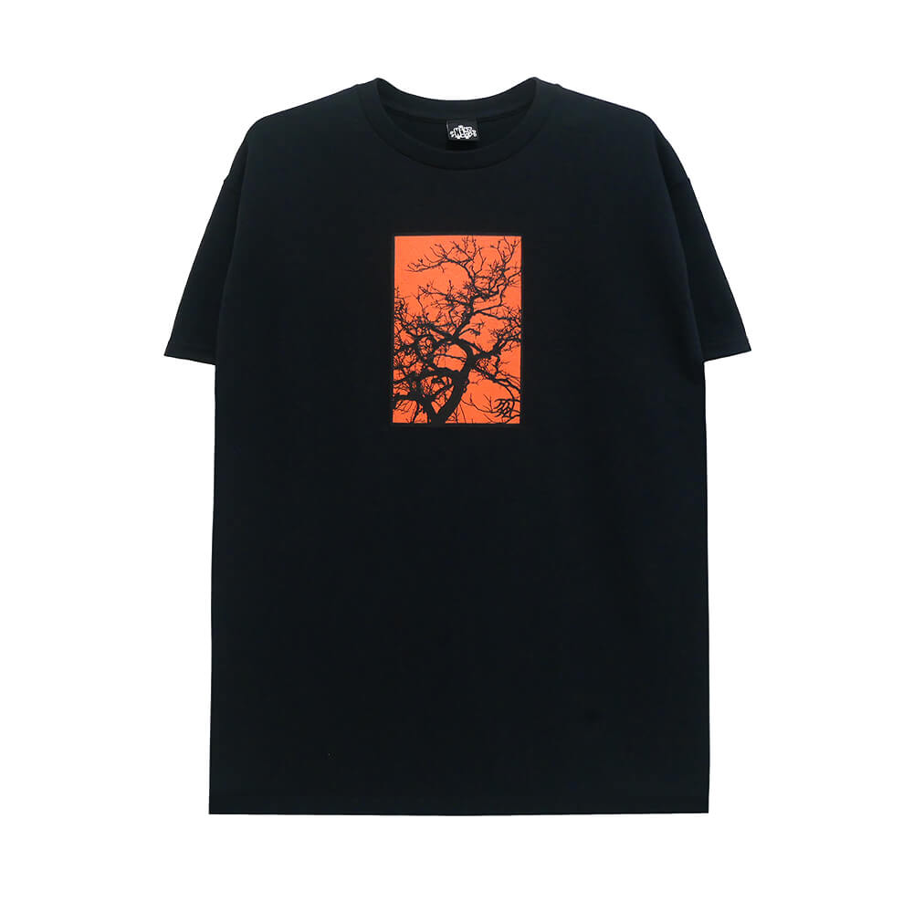 MAN WHO T-SHIRT マンフー Tシャツ 風の便り BLACK スケートボード スケボー 