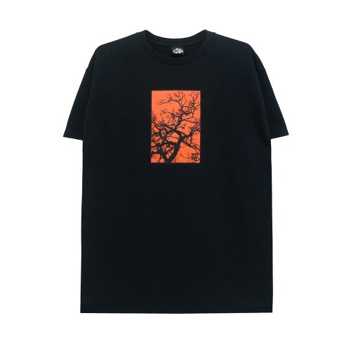 MAN WHO T-SHIRT マンフー Tシャツ 風の便り BLACK スケートボード スケボー 