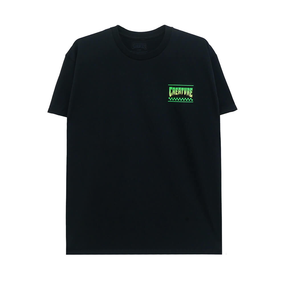 CREATURE T-SHIRT クリーチャー Tシャツ DEATH RIDER BLACK スケートボード スケボー 1