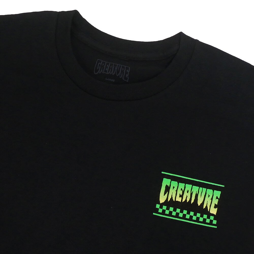 CREATURE T-SHIRT クリーチャー Tシャツ DEATH RIDER BLACK スケートボード スケボー 2