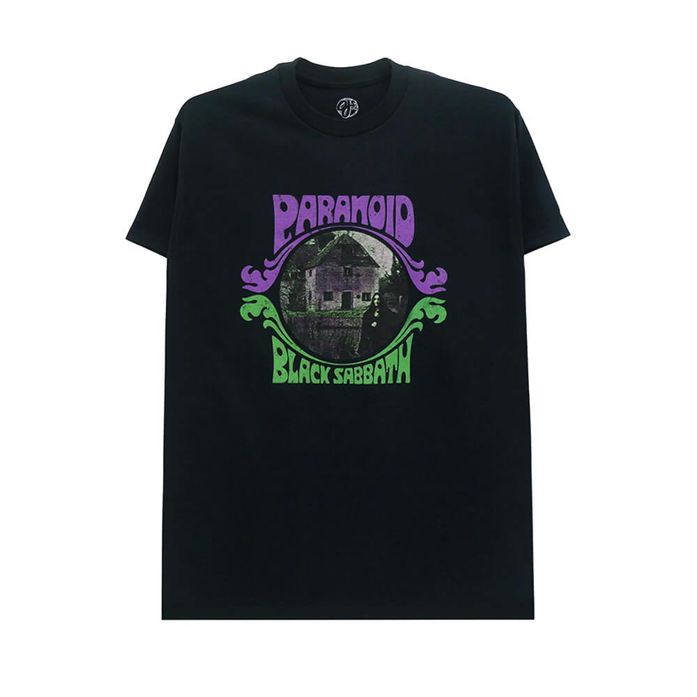 OJ WHEEL T-SHIRT オージェー ウィール Tシャツ BLACK SABBATH PARANOID WITCH BLACK スケートボード スケボー 