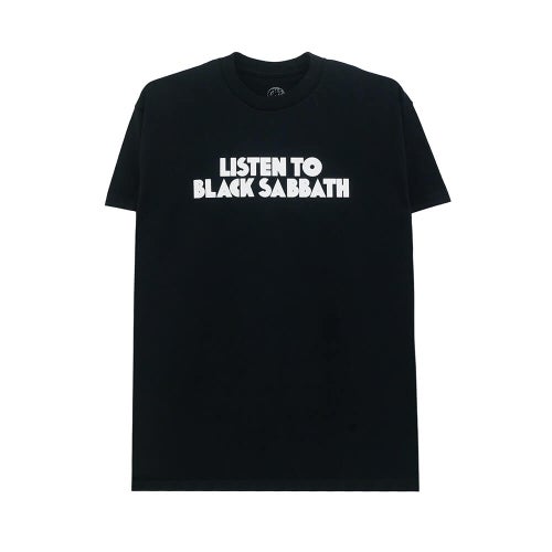 OJ WHEEL T-SHIRT オージェー ウィール Tシャツ LISTEN TO BLACK SABBATH BLACK スケートボード スケボー 1
