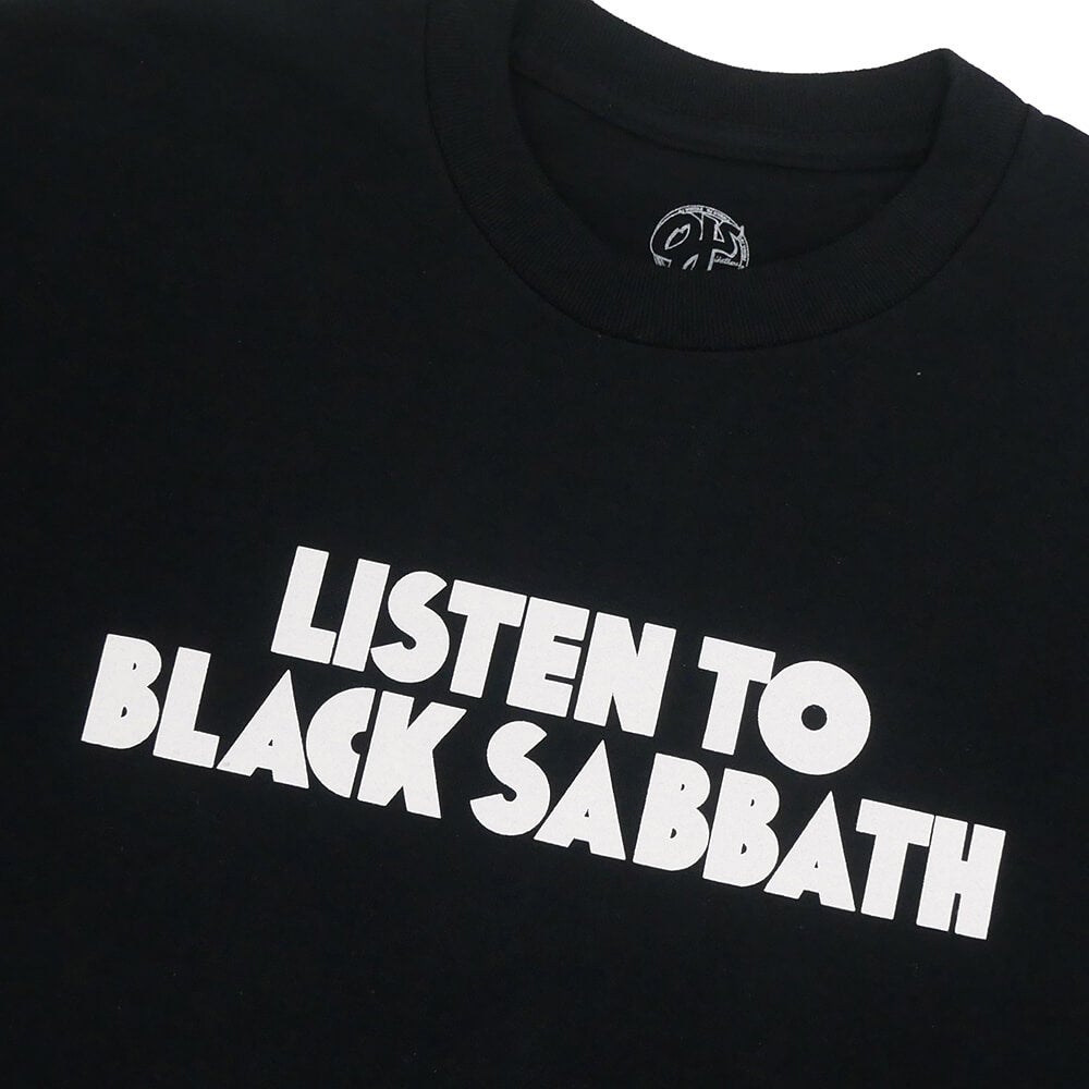 OJ WHEEL T-SHIRT オージェー ウィール Tシャツ LISTEN TO BLACK SABBATH BLACK スケートボード スケボー 2