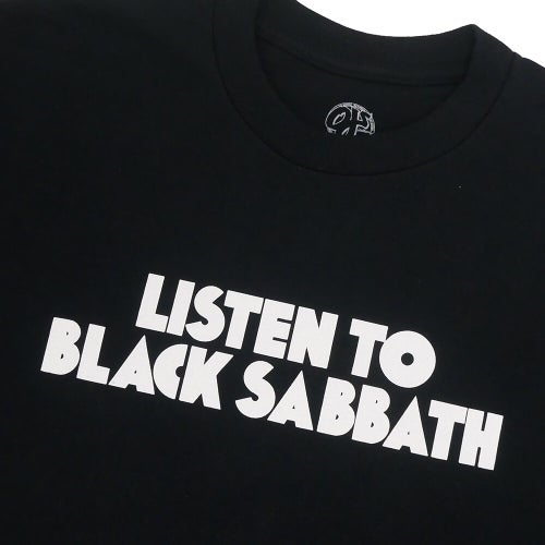 OJ WHEEL T-SHIRT オージェー ウィール Tシャツ LISTEN TO BLACK SABBATH BLACK スケートボード スケボー 2