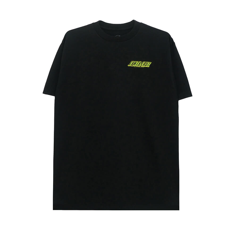 SANTA CRUZ T-SHIRT サンタクルーズ Tシャツ ROSKOPP CRUZ CONTROL BLACK スケートボード スケボー 1