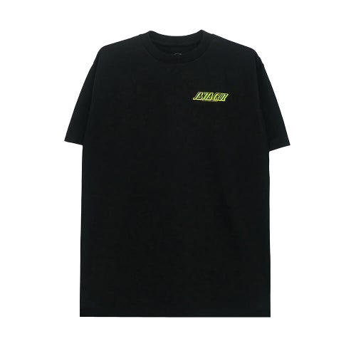 SANTA CRUZ T-SHIRT サンタクルーズ Tシャツ ROSKOPP CRUZ CONTROL BLACK スケートボード スケボー 1