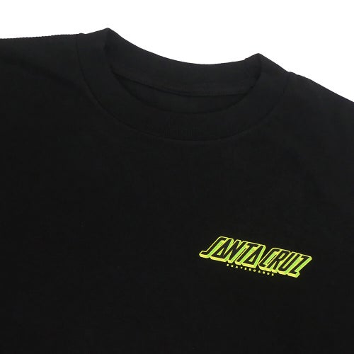 SANTA CRUZ T-SHIRT サンタクルーズ Tシャツ ROSKOPP CRUZ CONTROL BLACK スケートボード スケボー 2